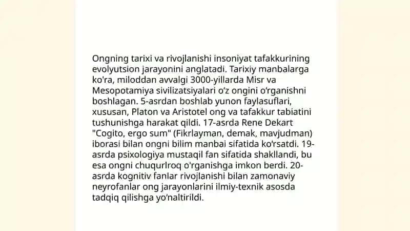 Ong haqida tushuncha va uning xossalari 4