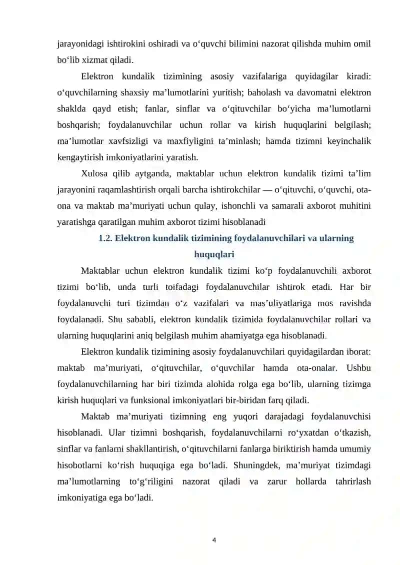 ELEKTRON KUNDALIK TIZIMI ARXITEKTURASI 4