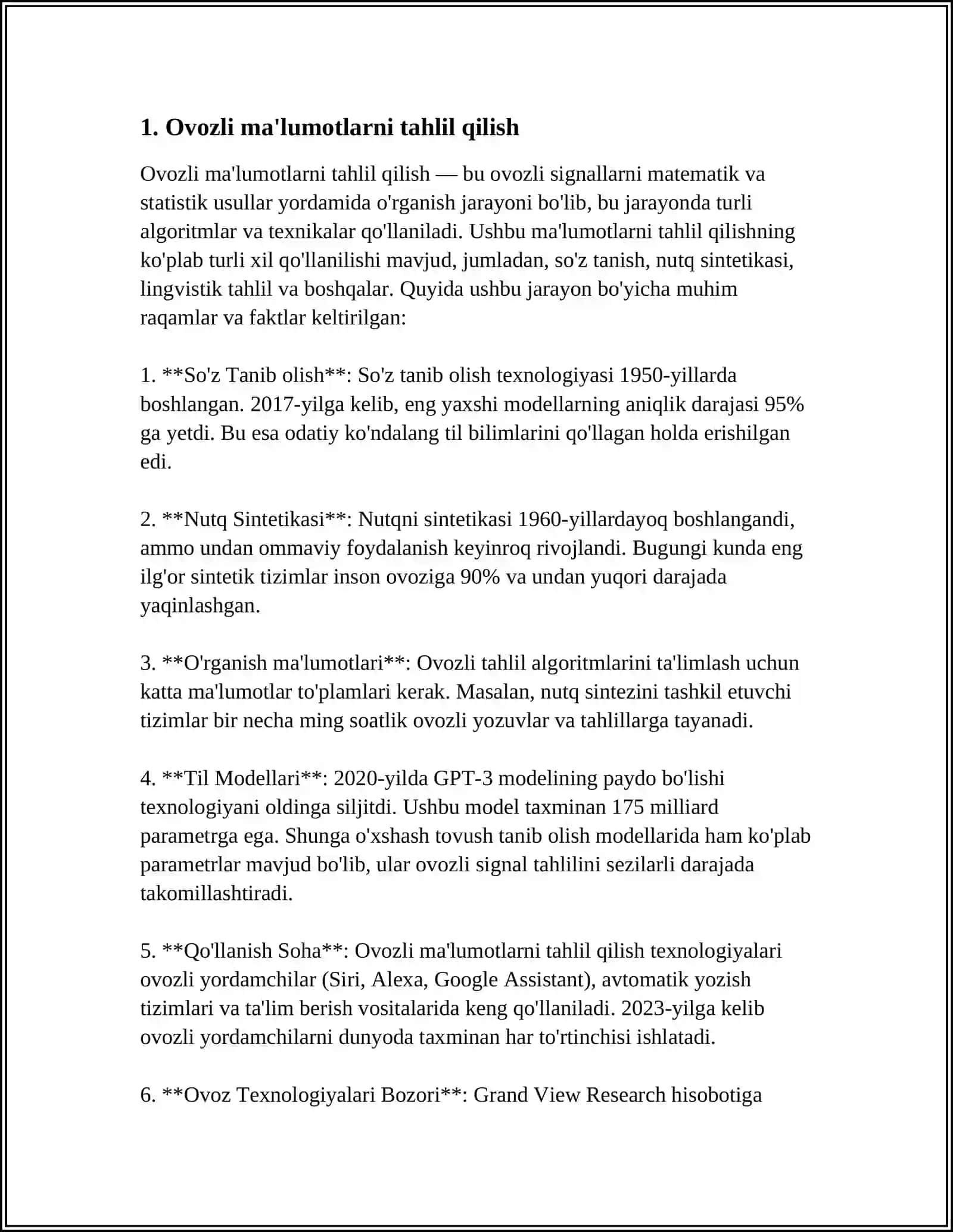 MULTIMEDIYA TIZIMLARI. OVOZLI MA'LUMOTLAR BILAN ISHLASH DASTURLARI 4