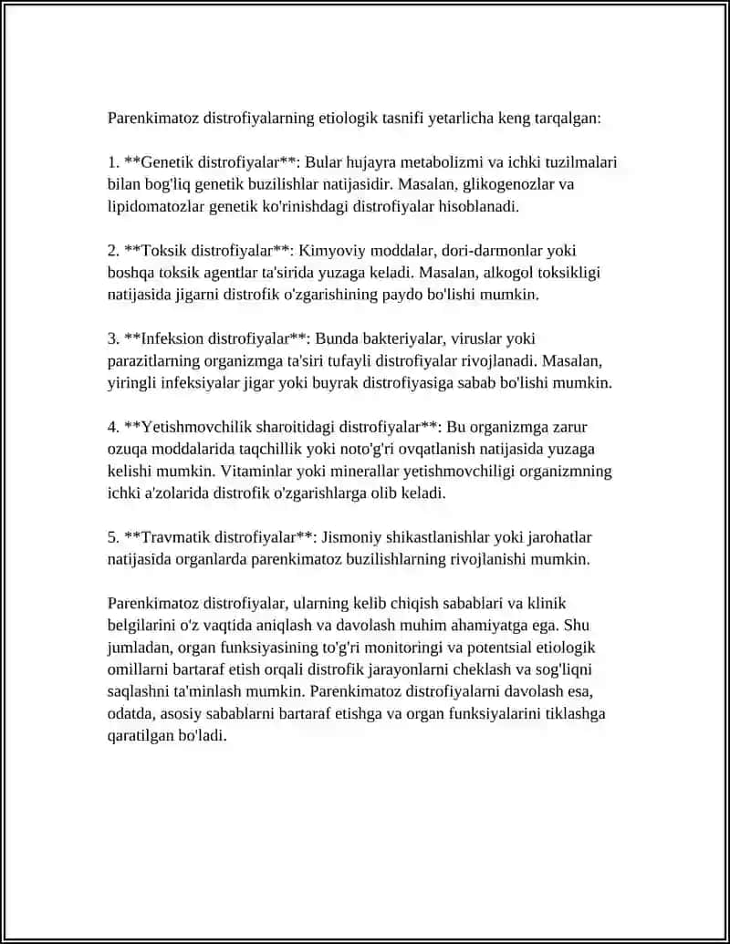 PARENKIMATOZ DISTROFIYALAR 4