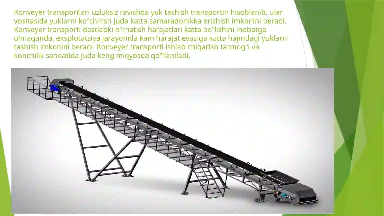 Konveyertransportining elektr jixozlari va elektr yuritmalari 4