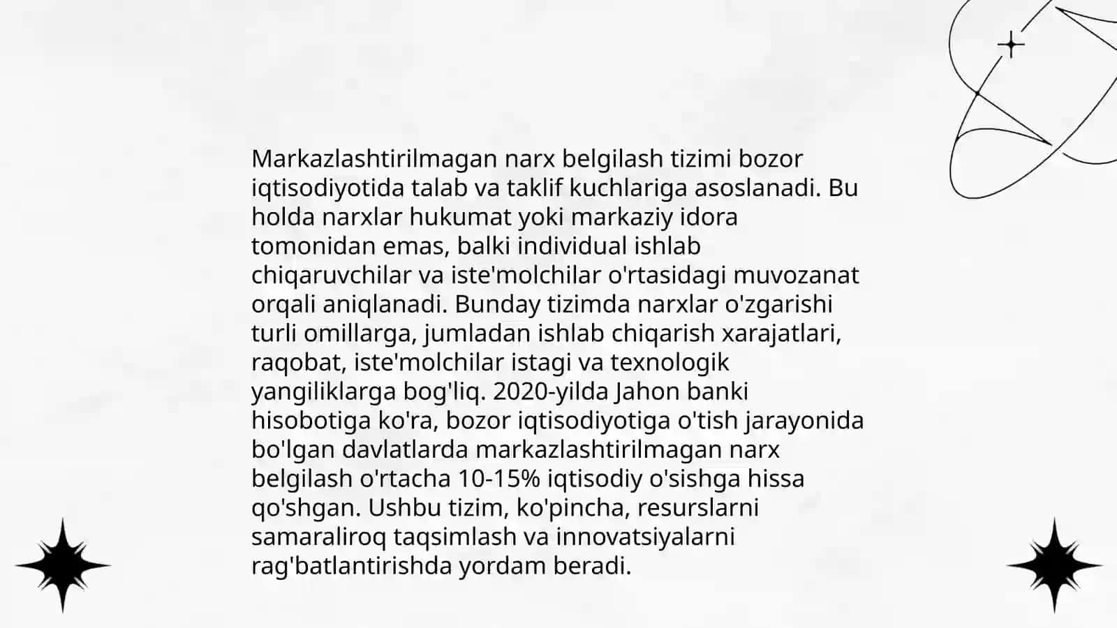 Bozor iqtisodiyotiga oʻtish davrida davlatning narx siyosati 4