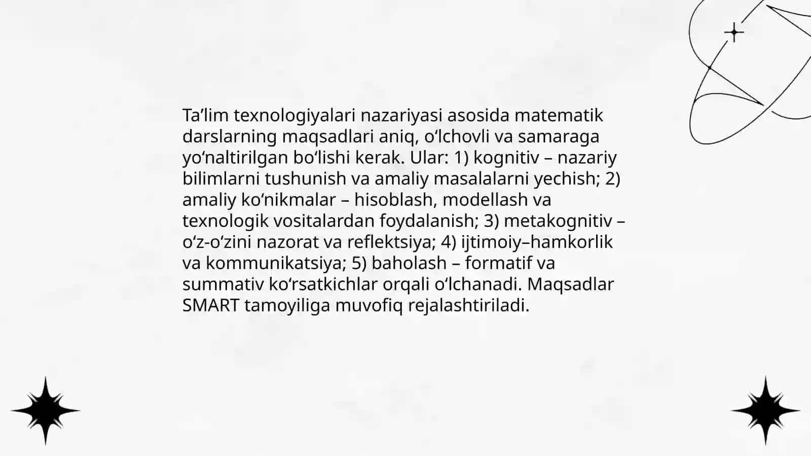 Matematikani oʻqitishda taʼlim texnologiyalari 4