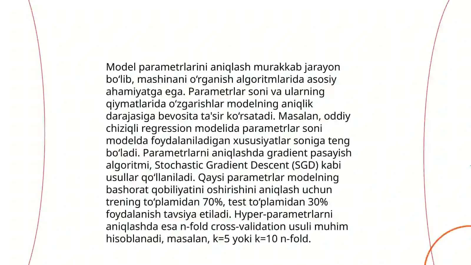 Matematik modelga qo'yilgan talablar 4