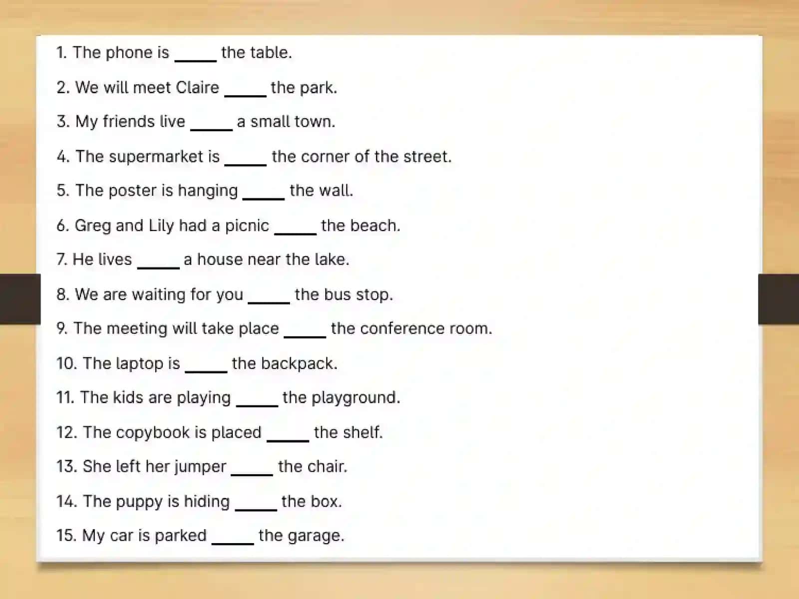 English Lesson 4