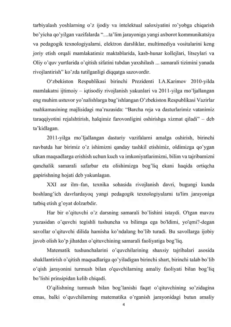 Geometrik mazmundagi masala va ularni o’gatish metodikasi 4