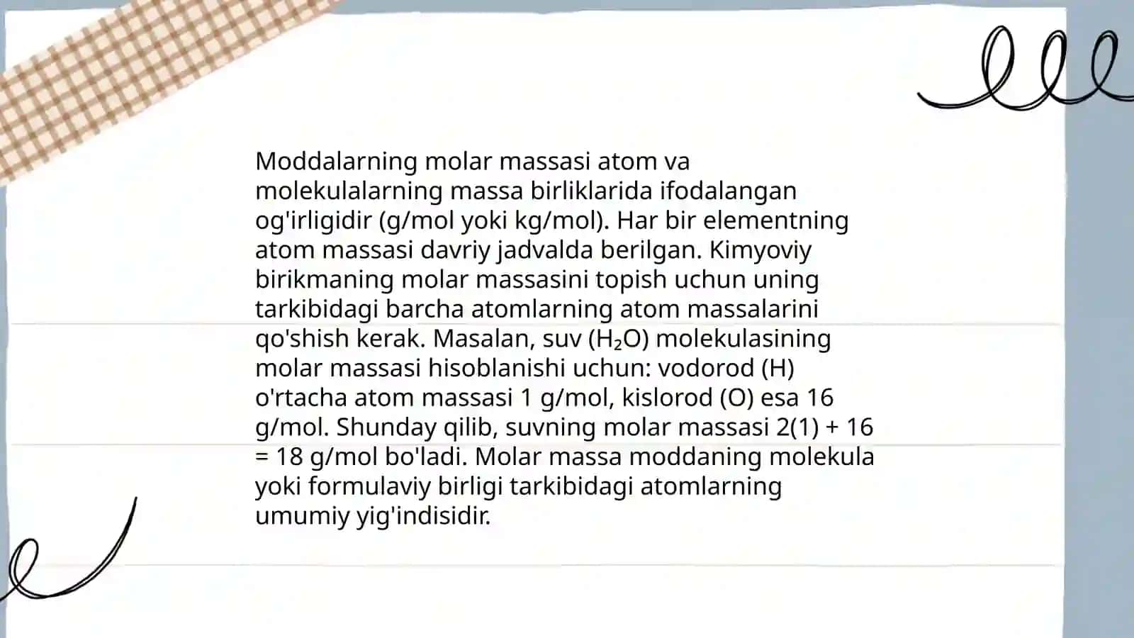 Kimyoda misol va masalar yechish 4