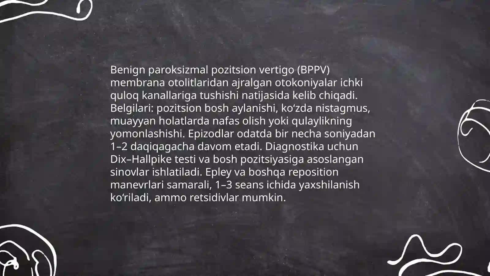 Ichki quloqning yiringsiz kasalliklari 4