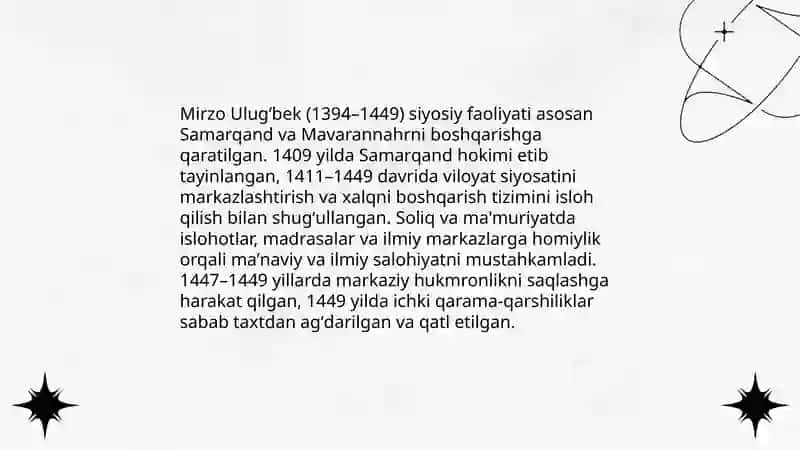 Mirzo Ulugʻbekning hayoti va oilaviy kelib chiqishi 4