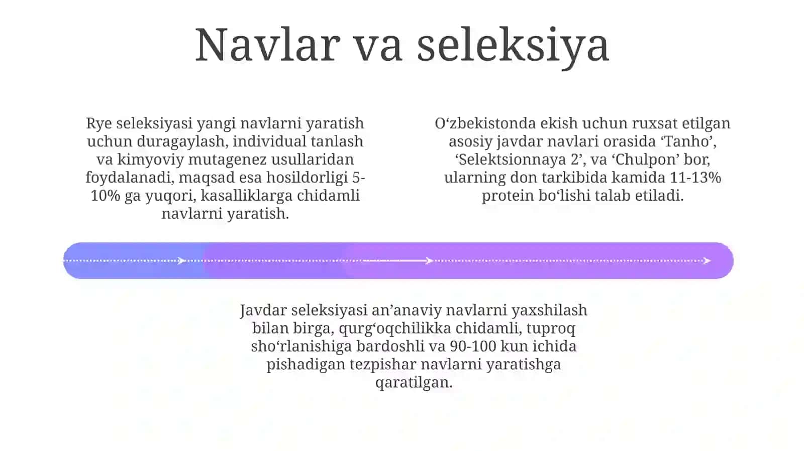 Javdar yetishtirish texnologiyasi 4