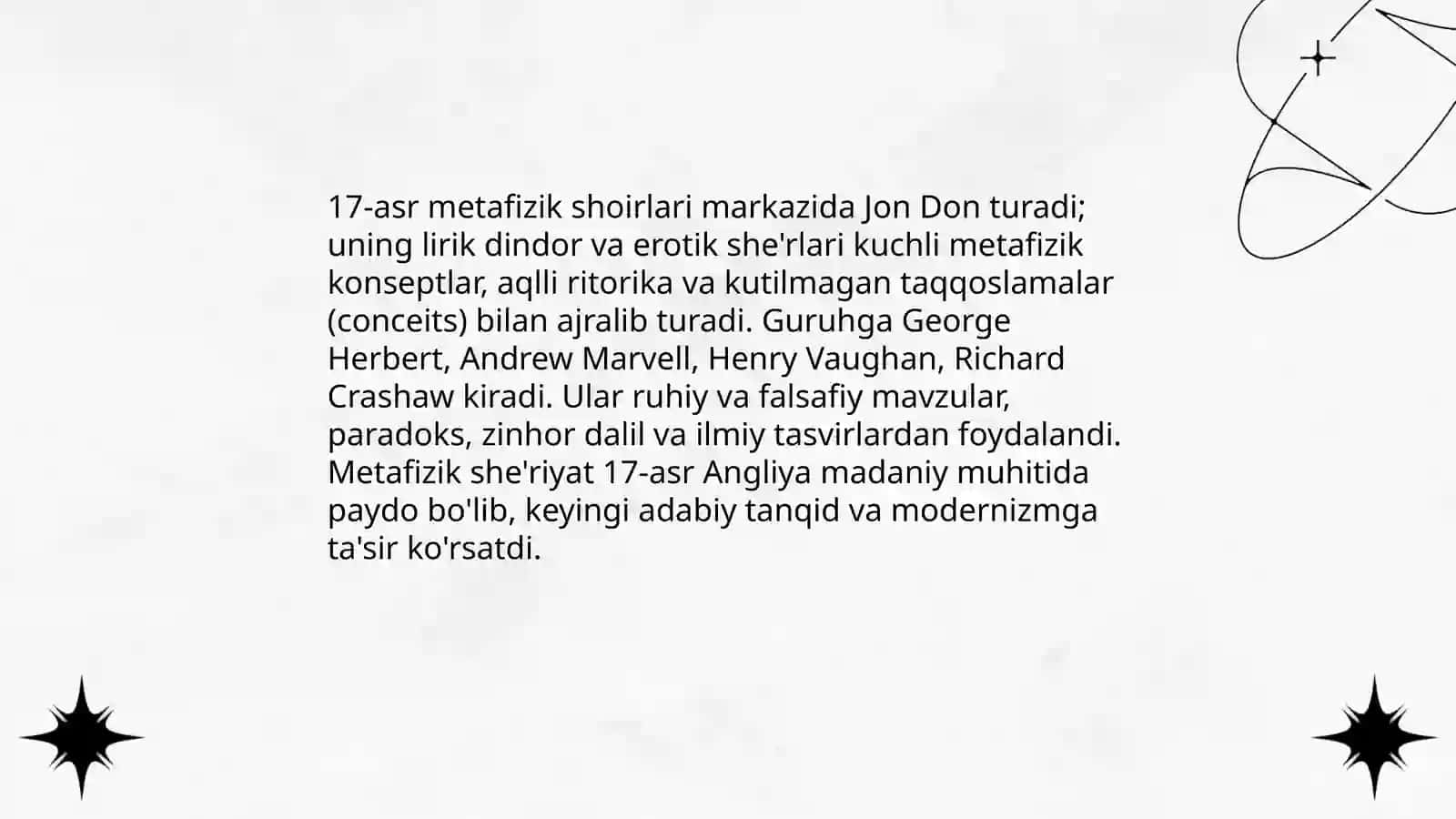 17 va 19 asrda Jahon adabiyoti 4