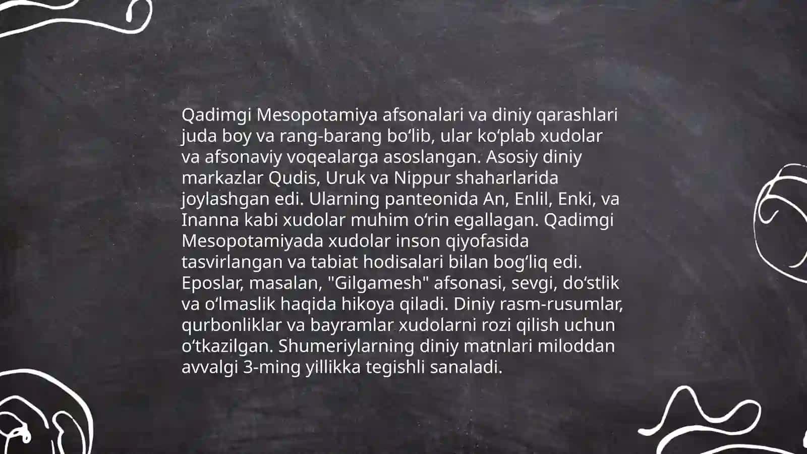 Qadimgi Sharqda asotiriy tasavvurlar va falsafiy bilimlarning paydo bo‘lishi mavzusidan esse tayyorlash 4