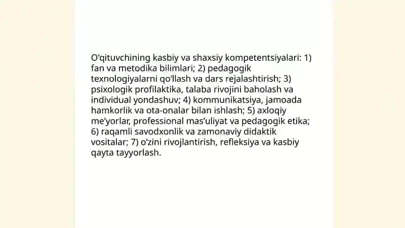 Pedagokik mahorat asoslari 4