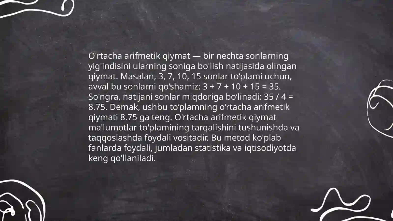 MS Excelda matematik funksiyalardan foydalanib masalalar ishlash 4