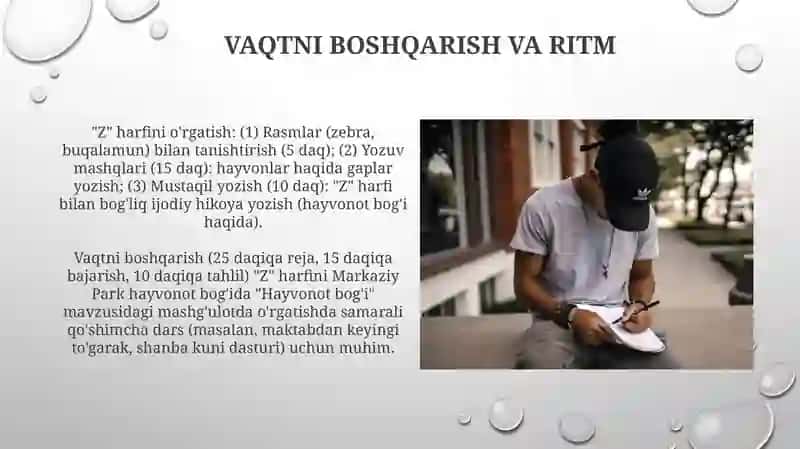 Harf organiladigan yozuv dars ishlanmasi 4