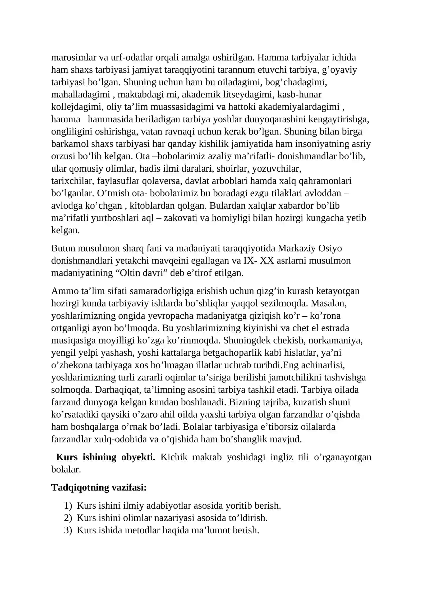 INGLIZ TILIDA O'ZBEKONA URF-ODATLARNI O'RGATISH ISHLANMA-LOYIHASI 4