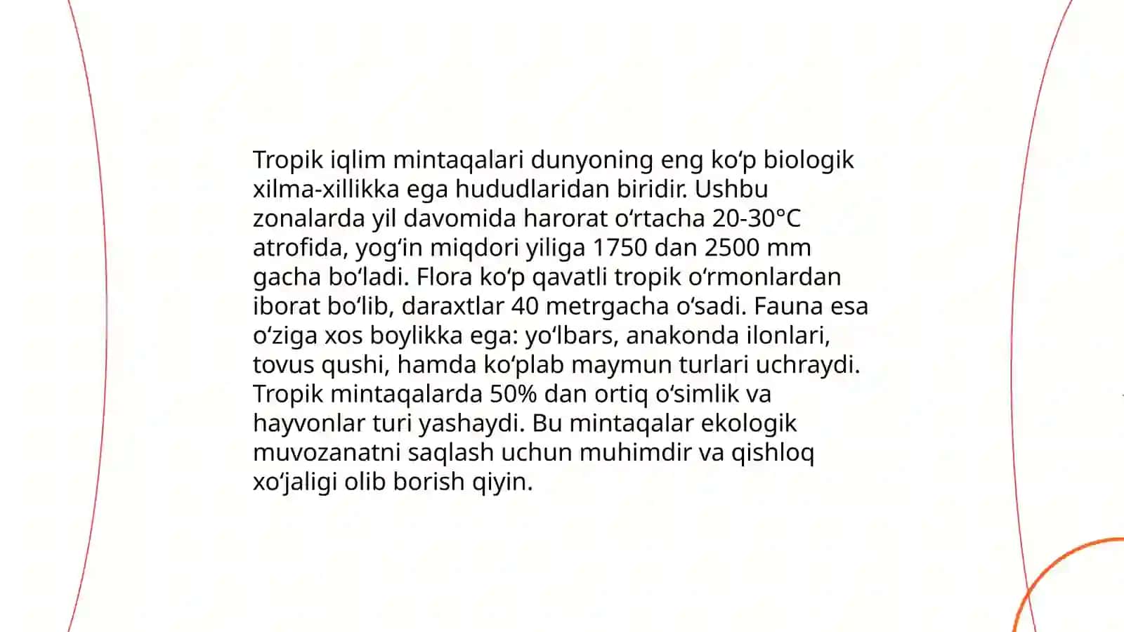 Sattarova Tamannoning biogeografiya fanidan tayyorlagan mustaqil ishi 4