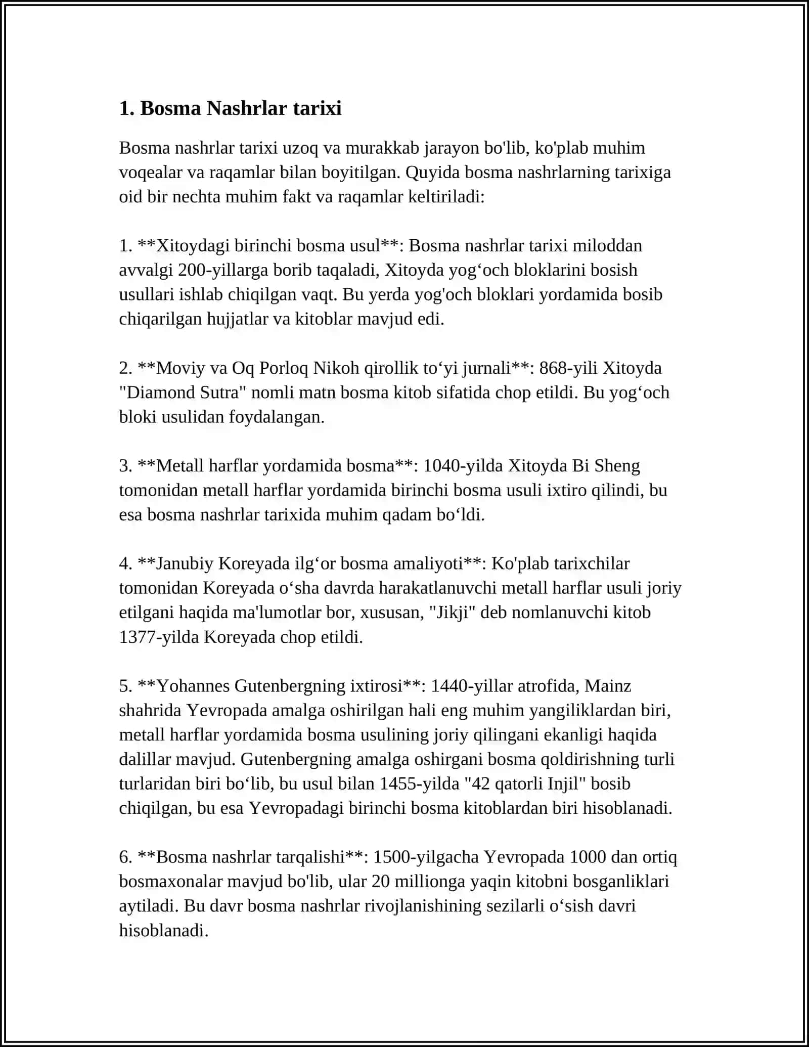 BOSMA NASHR: “THE TIMES”, “NEW TIMES”, “BLOOMBERG”, “SABAH”LAR (MATN VA MAZMUN-MAQSADI)NI TAXLIL QILING 4