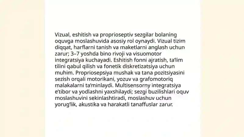 Bolaning oquv jarayoniga adaptasiyasining fiziologik asoslari 4