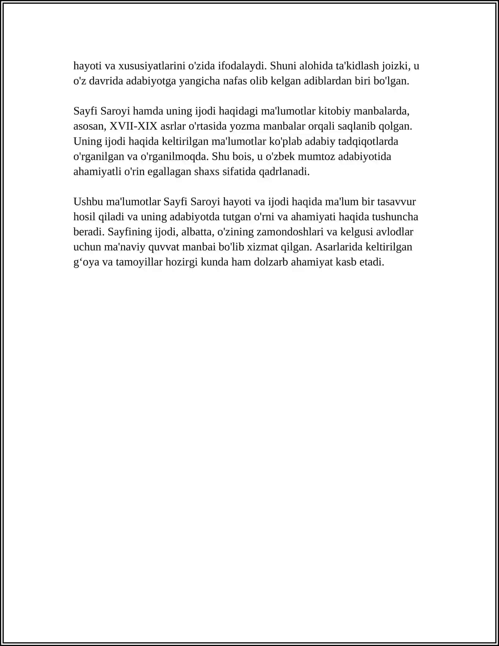 SAYFI SAROYI GAZALLARIDAN PARCHA KELTIRISH 4