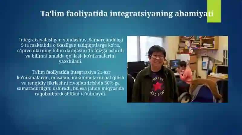 Tarbiyaviy tadbirlarda integratsiya 4