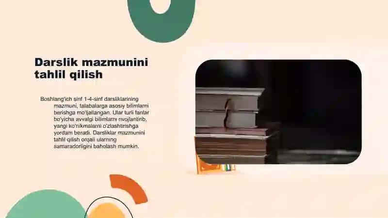 Boshlangʻich Sinf Darsliklar Mazmuni 4