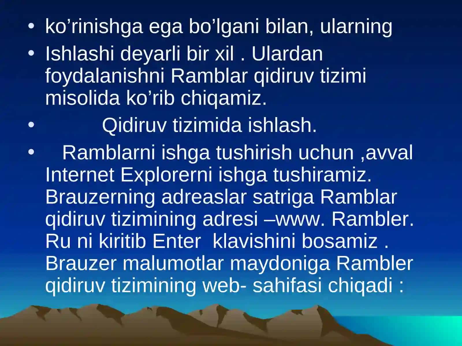 Internetda ma’lumotlarni izlash 4