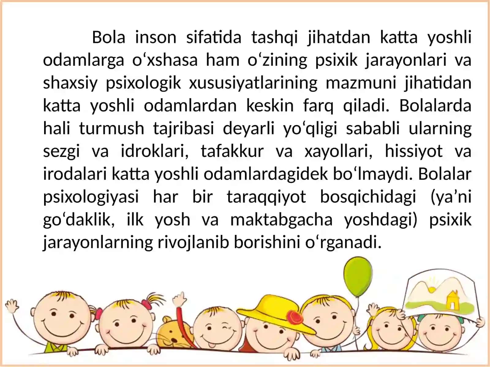 Bolalar psixologiyasi fanining tadqiqot metodlari 4