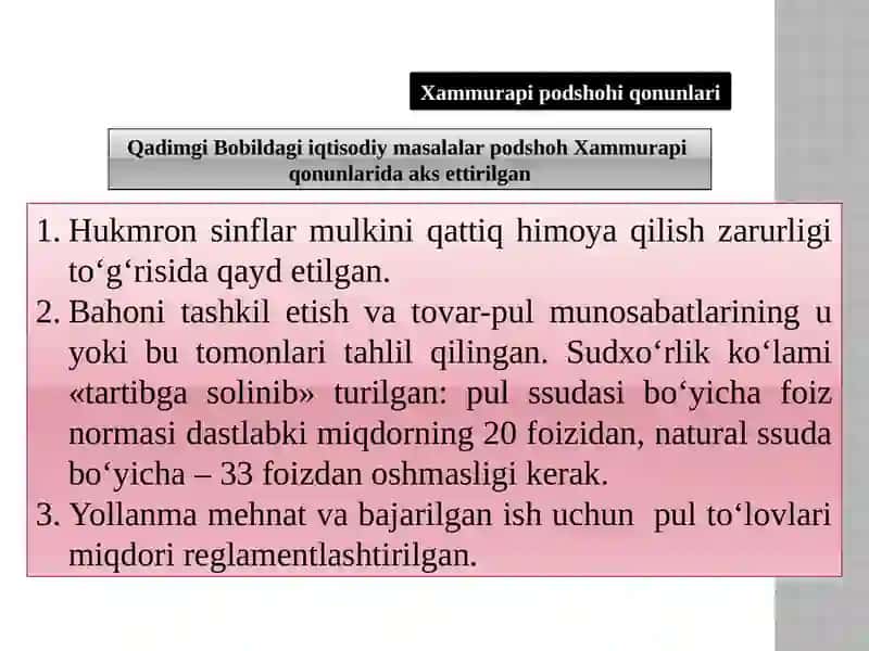 Qadimgi Iqtisodiy Ta'limotlar 4