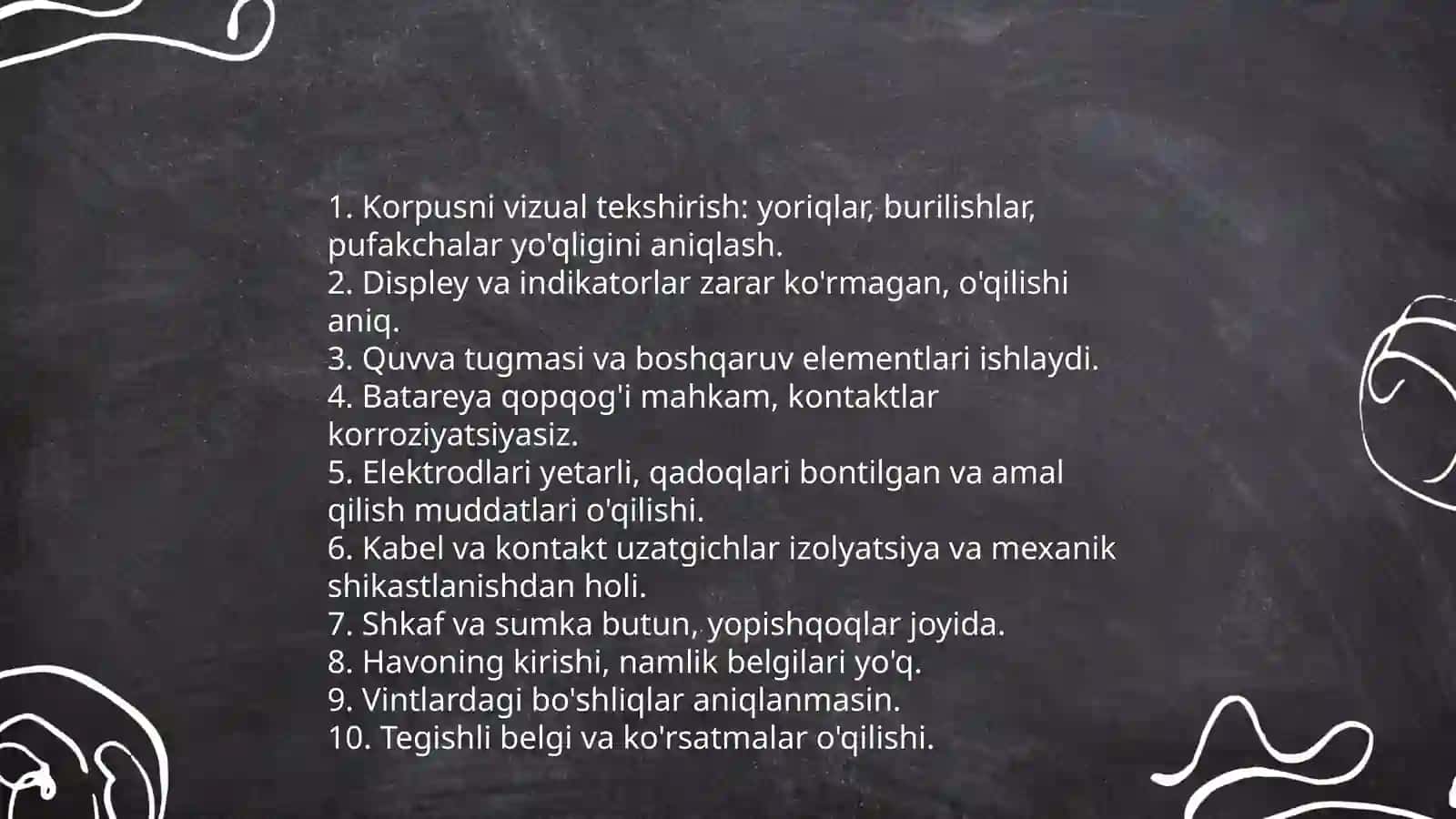 Difibulyatorlarni ishga tayyorlash 4