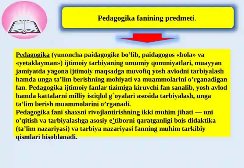 PЕDAGOGIKA FANI PRЕDMЕTI VA VAZIFALARI 4