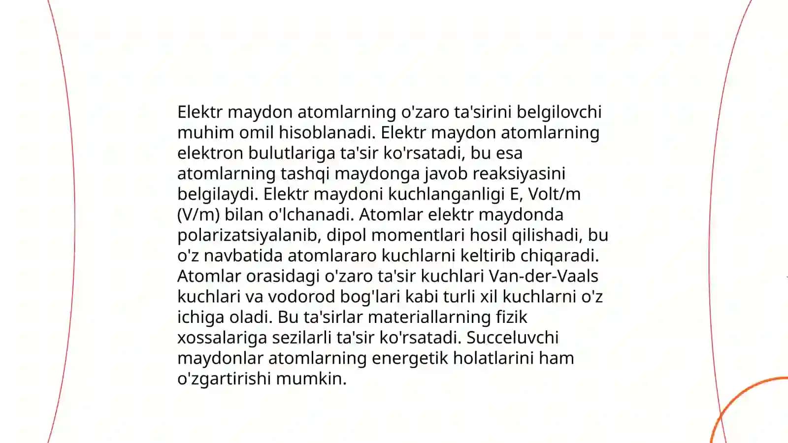 Atom elektr maydonda. Shtark effekti 4
