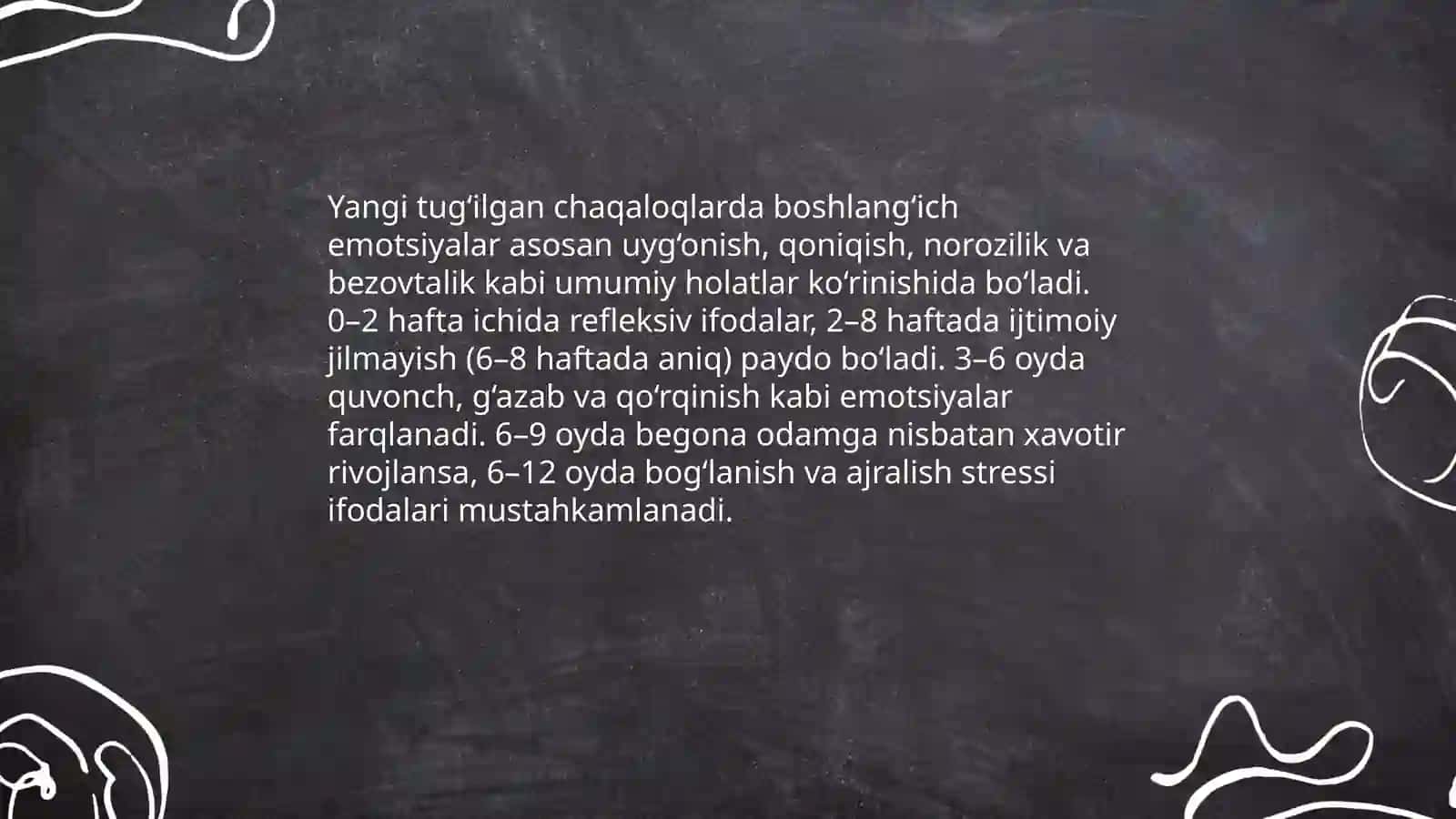 Emotsional rivojlanish va uning ontogenezdagi o‘zgarishlari 4