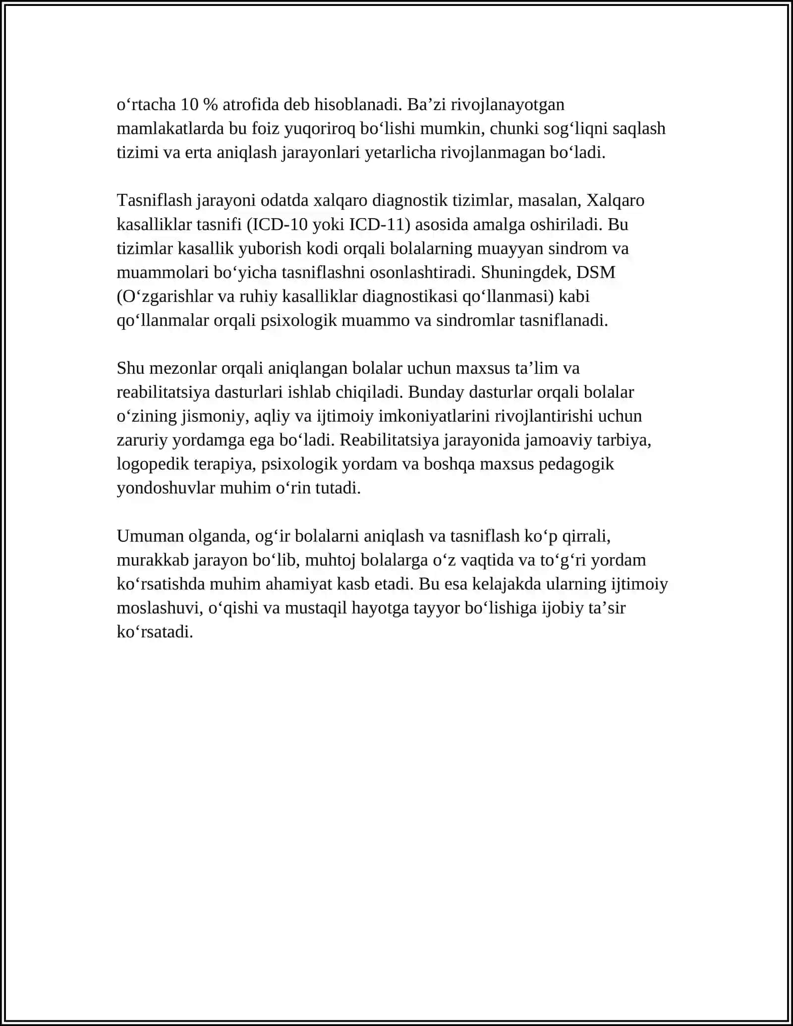 TARBIYASI OGʻIR BOLALAR BILAN ISHLASH 4