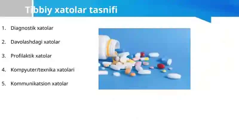Tibbiy xato. Yatrogeniya tushunchasi 4
