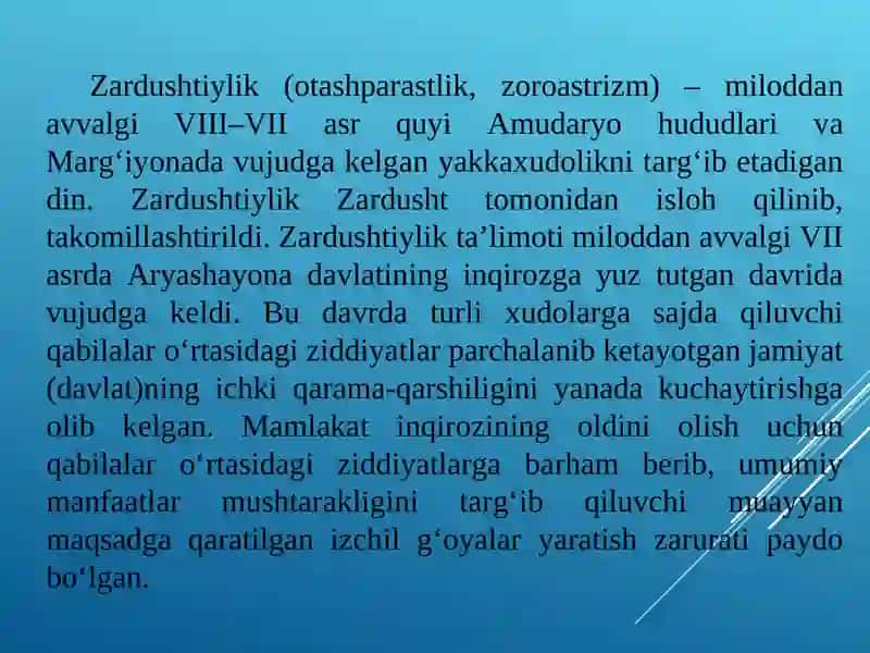 ZARDUSHTIYLIK DINI 4