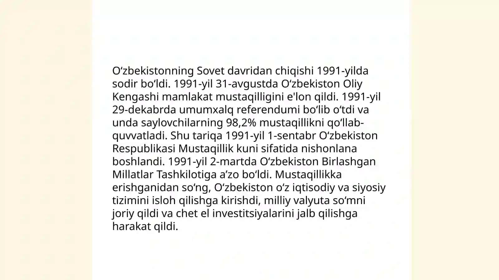 O'zbekistonda mustaqillik g'oyalarining tarixiy asoslari 4