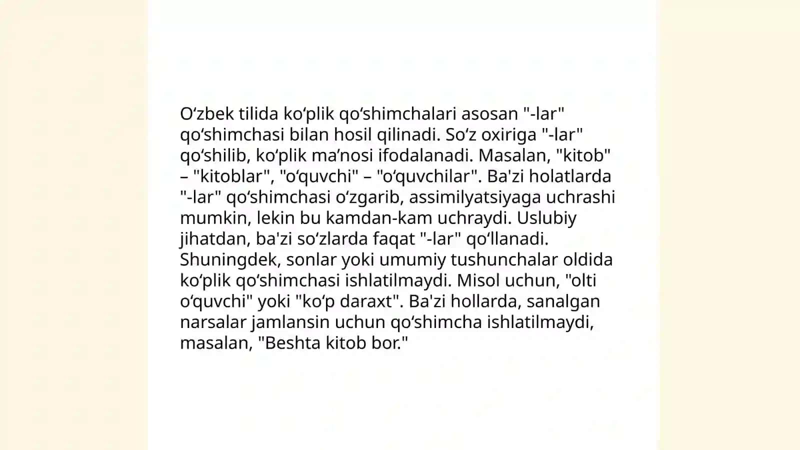 4-sinf ona tili fanidan 2- chorakda o‘tilganlarni takrorlash mavzusida dars ishlanma tayyorlash 4