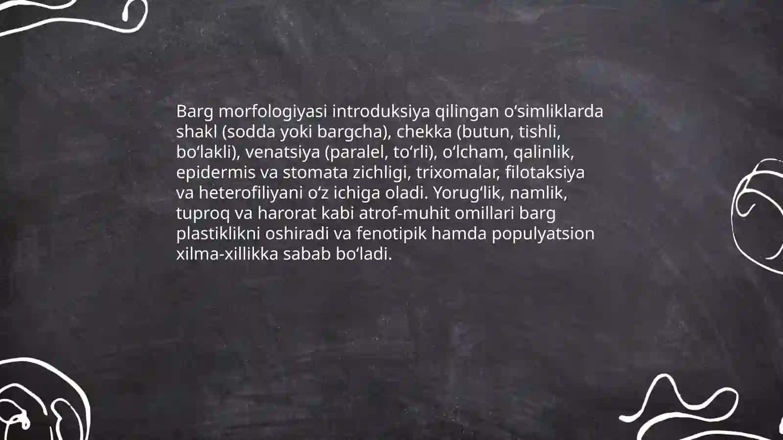 Introduksiya qilingan oʻsimliklarning biomorfologik xususiyatlari 4