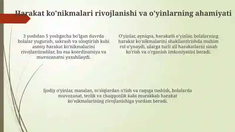 Maktabgacha yoshdagi jismoniy faollik 4