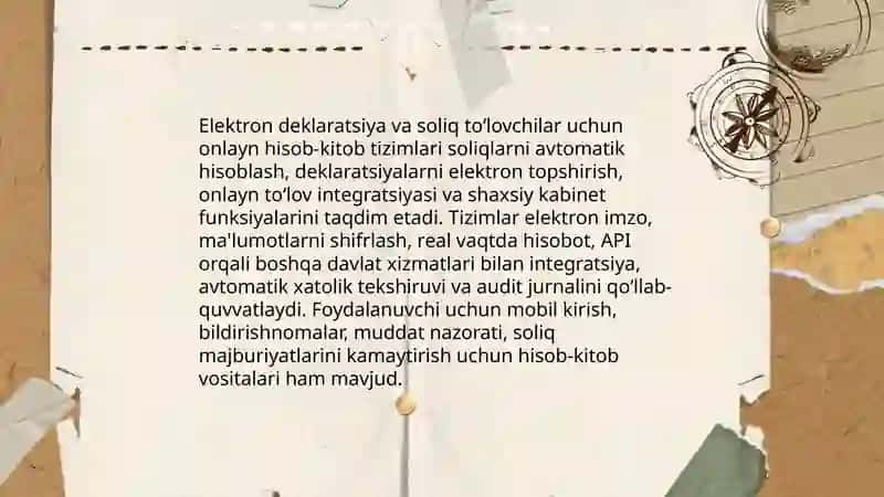 Soliq va Davlat xizmatlari elektron tizimlari 4