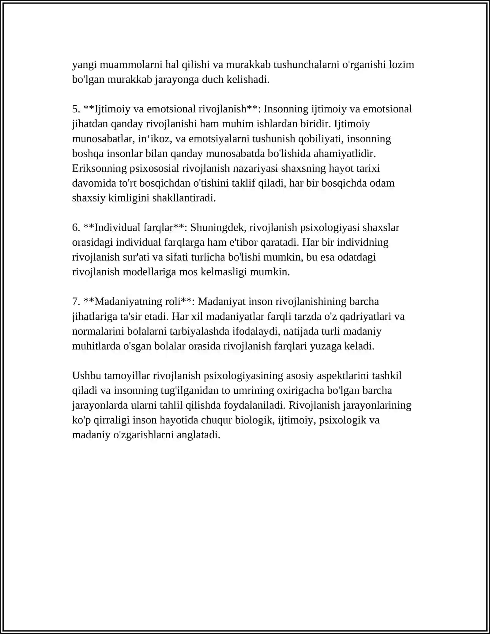 RIVOJLANISH PSIXOLOGIYASI VA DIFFERENSIAL PSIXOLOGIYA 4