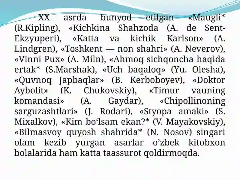 Bolalar adabiyoti 4