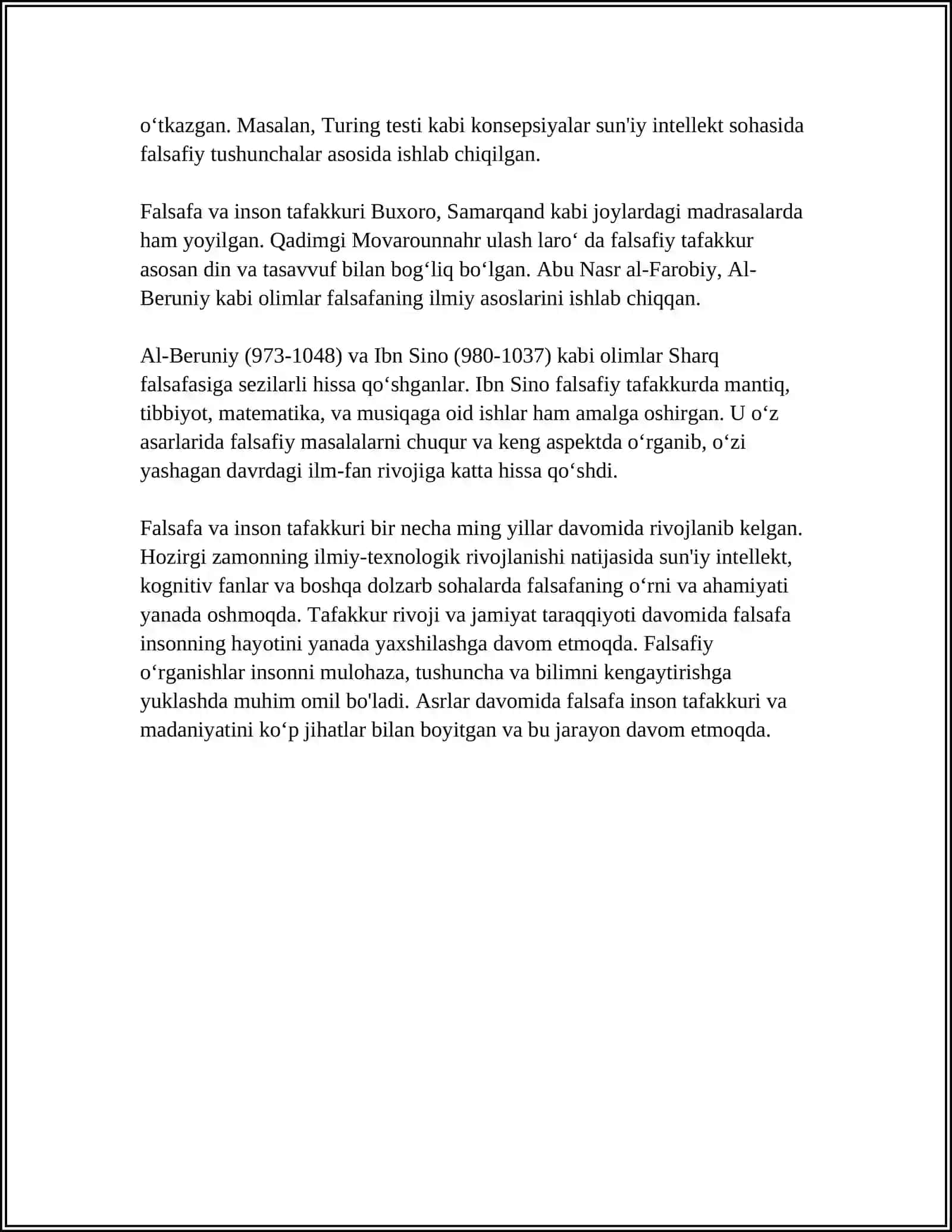 FALSAFANING MOHIYATI VA JAMIYAT TARAQQIYOTIDAGI ROLI 4