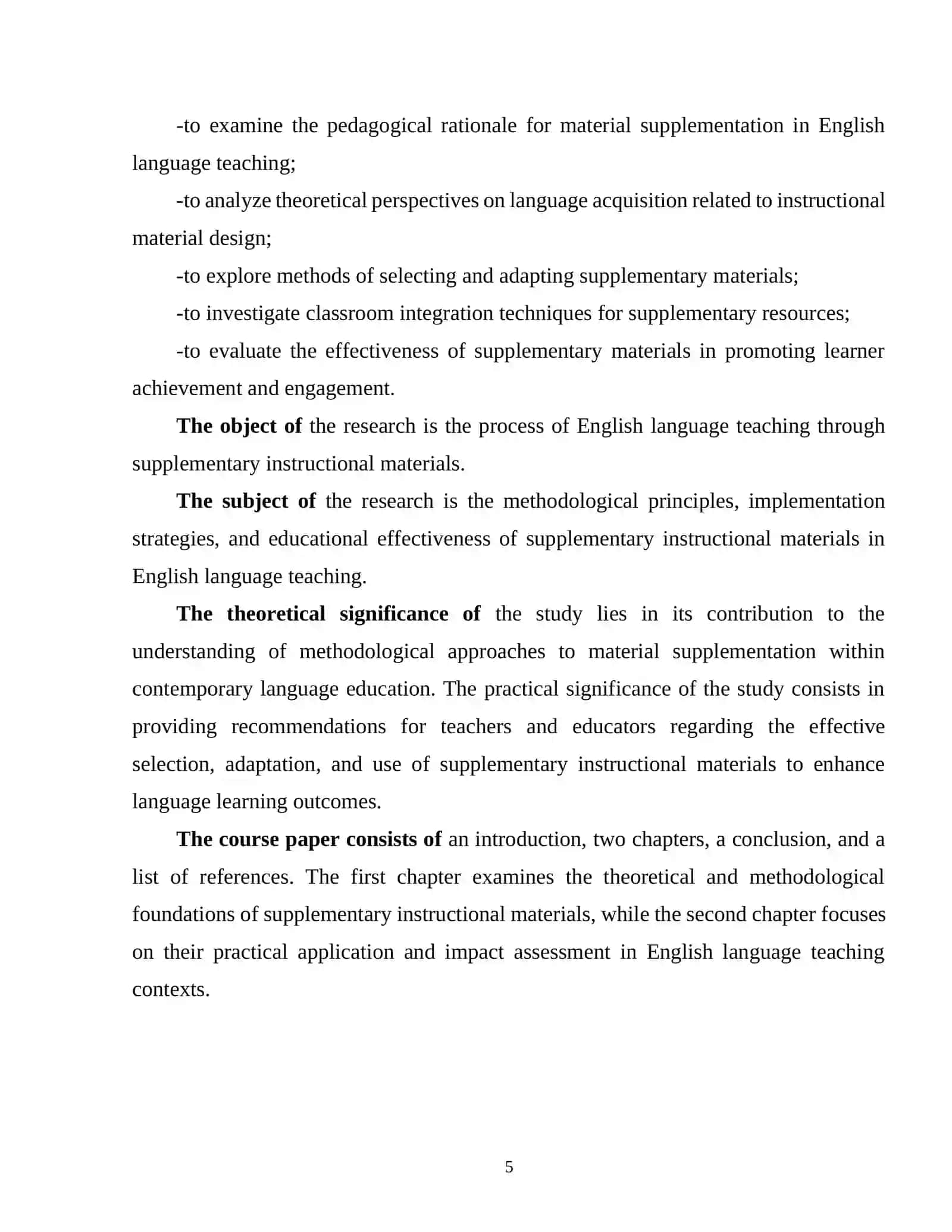 METHODOLOGICAL FOUNDATIONS OF USING SUPPLEMENTARY INSTRUCTIONAL MATERIALS IN ENGLISH LANGUAGE TEACHING 4