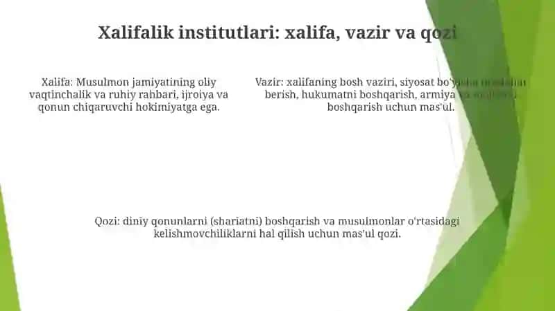 Arab Xalifaligi Davlati Va Huquqi 4