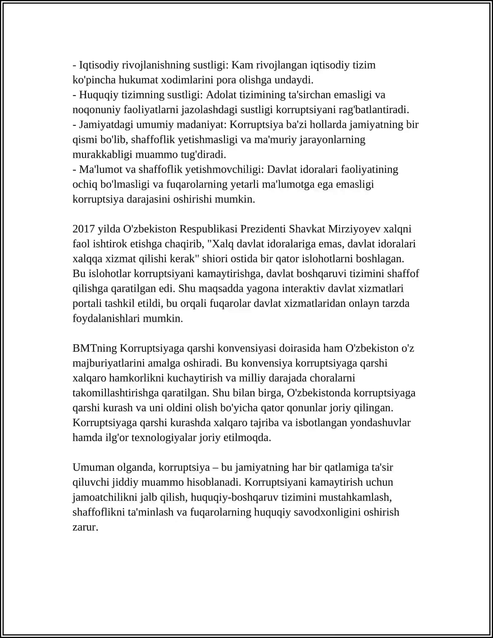 KORRUPSIYANING MOHIYATI VA UNING OQIBATLARI 4