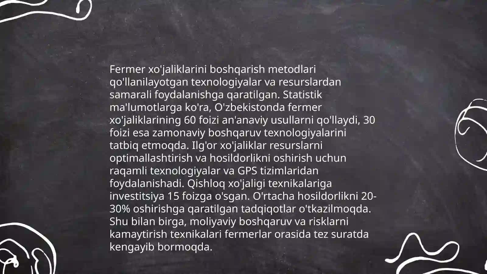 Qishloq xo'jaligi ishlab chiqarish tizimlari 4