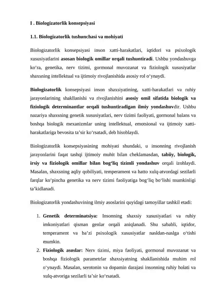 BIOLOGIZATORLIK VA SOTSIALIZATORLIK KONSEPSIYALARI 4