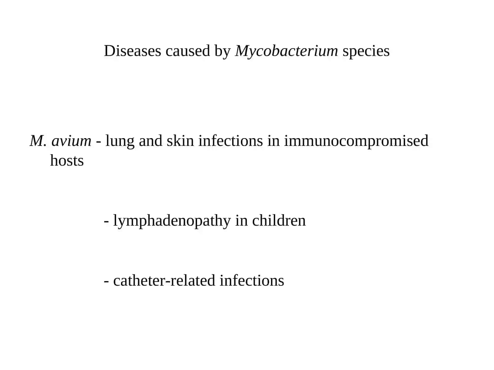 Mycobacterium species 4